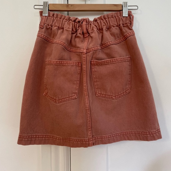 Topshop denim skirt in pink - Picture 3 of 5